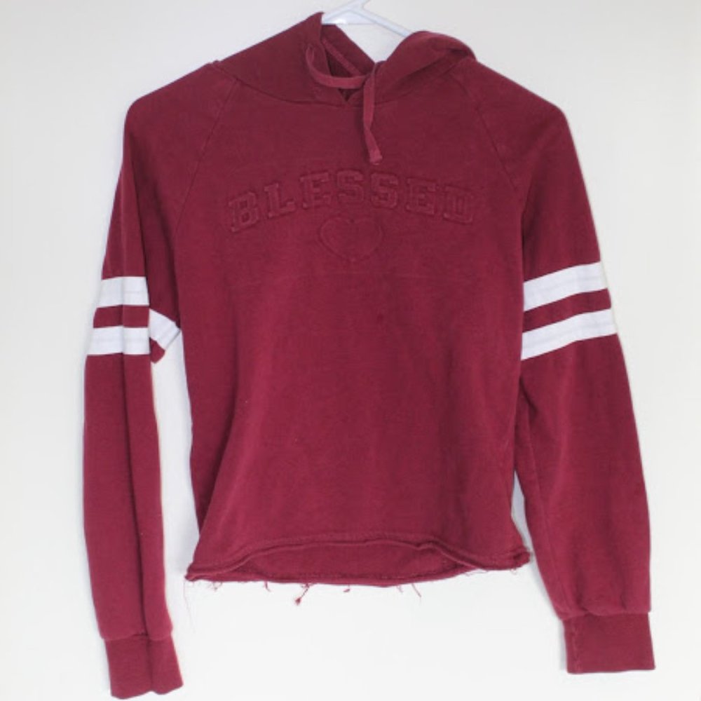 red hoodie